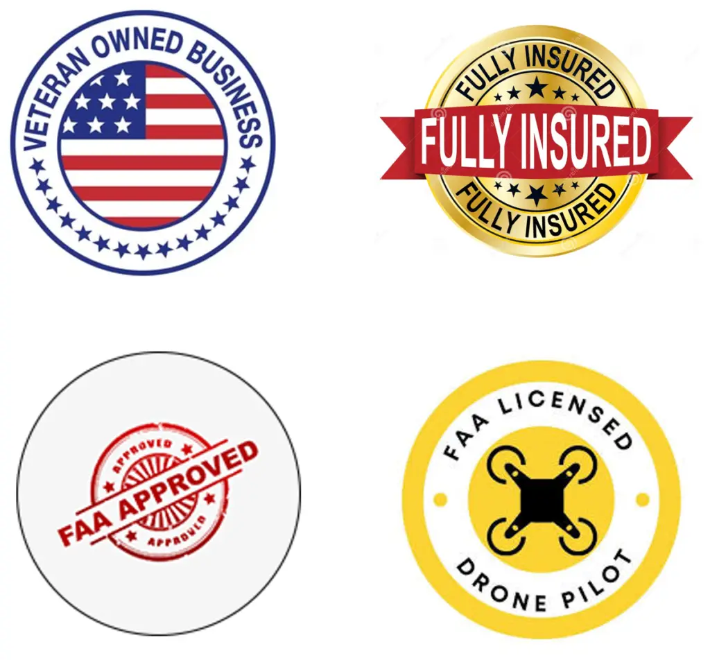Veteran owened, fully insured, FAA approved, FAA licencesed drone pilots