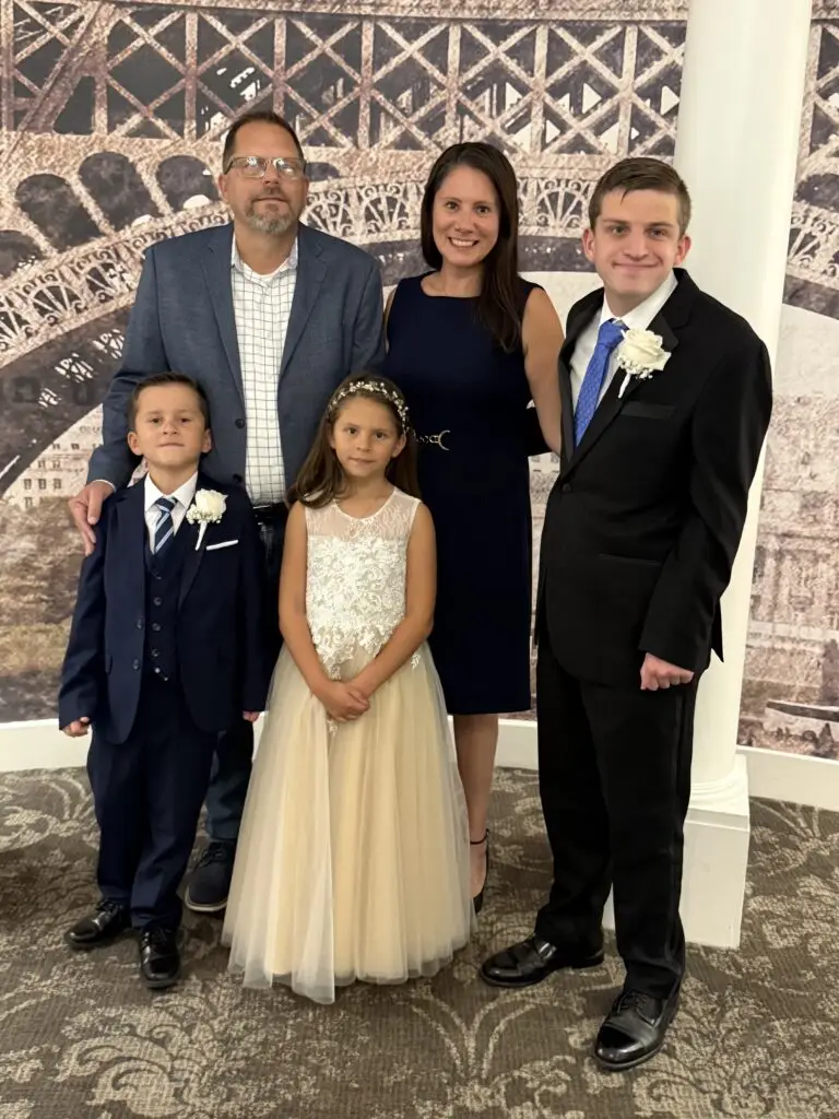 Collin County Drone Founder and Owner Gary Forde and his family