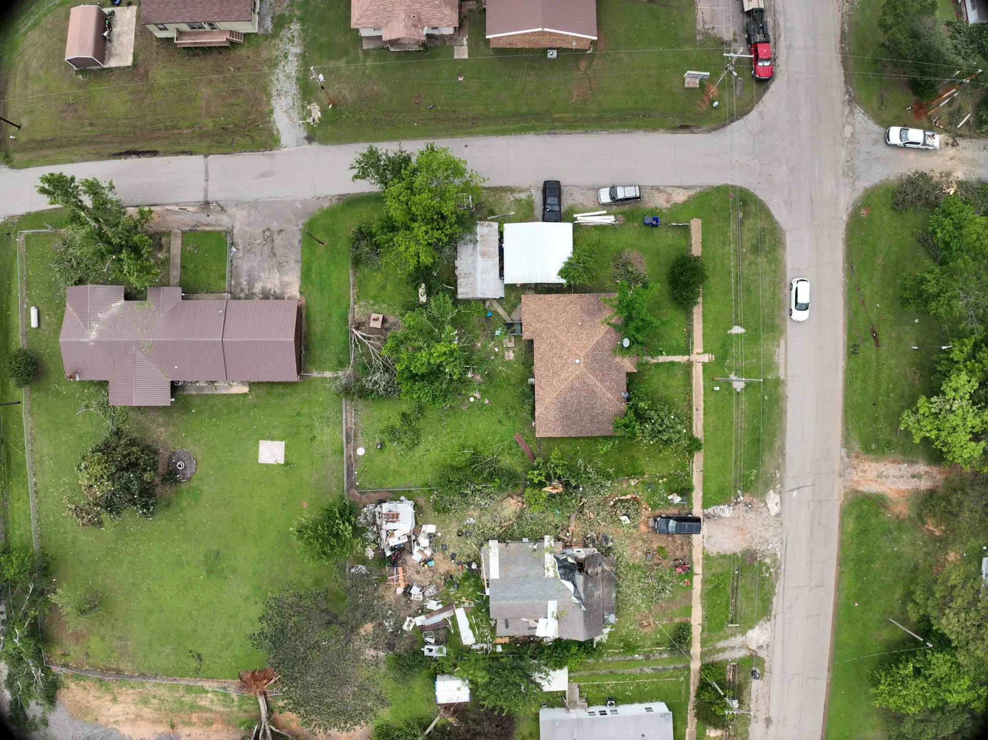 Caney Tornado damage